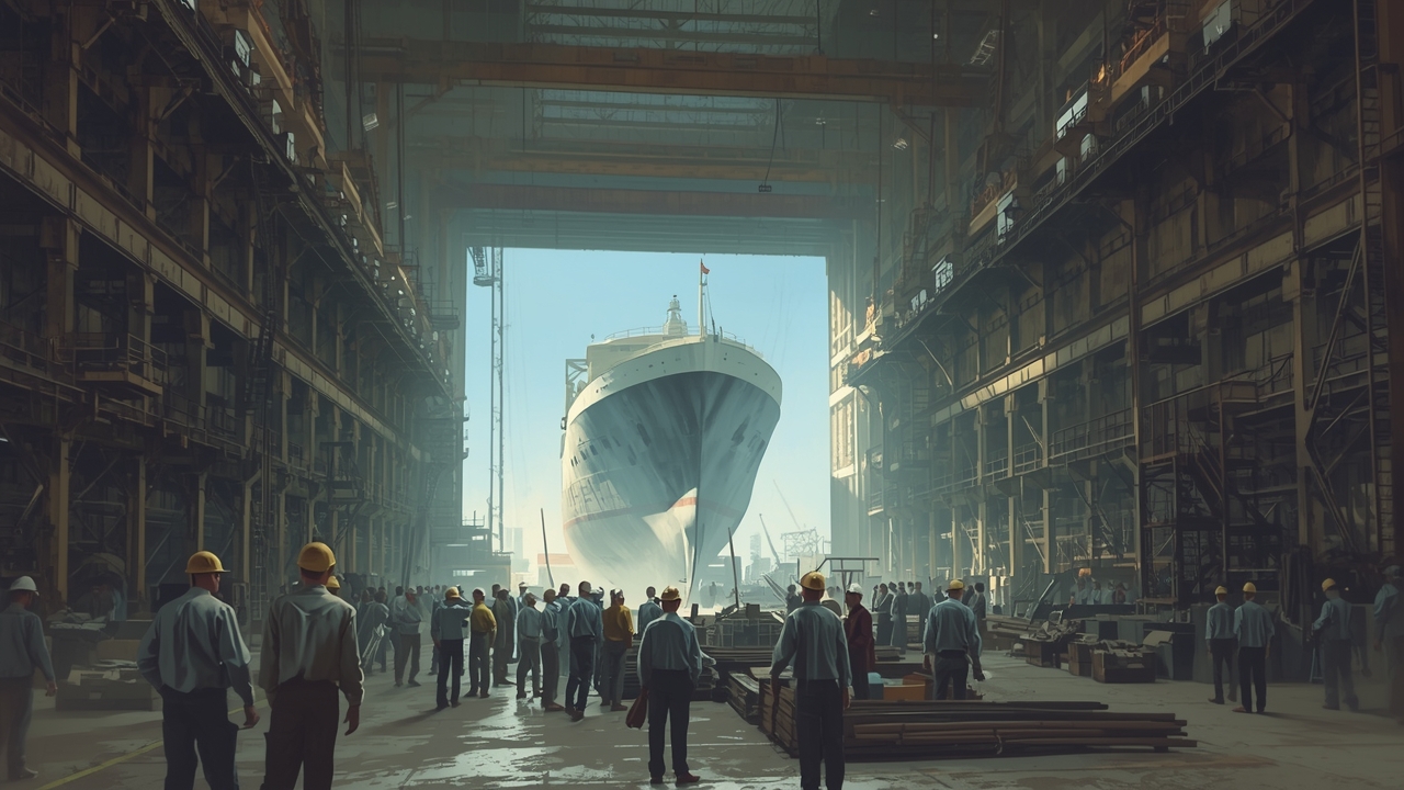 US shipbuilding revitalization project underway