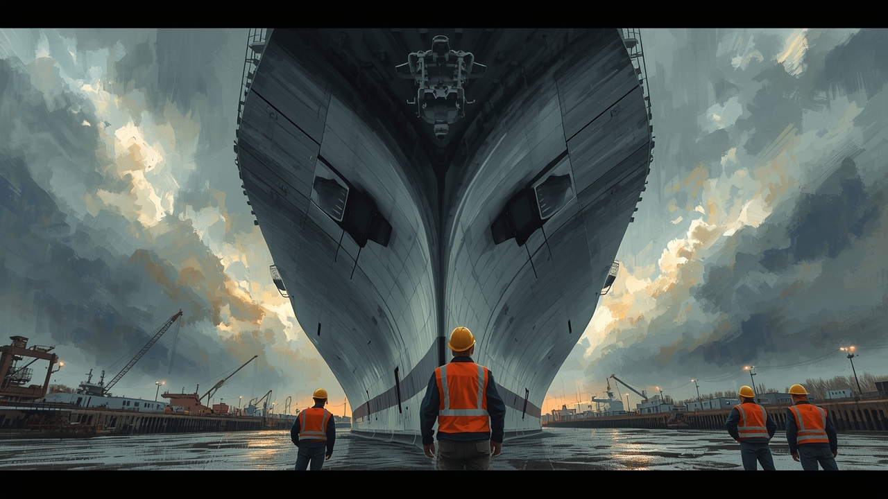 Aircraft carrier arrives for major overhaul