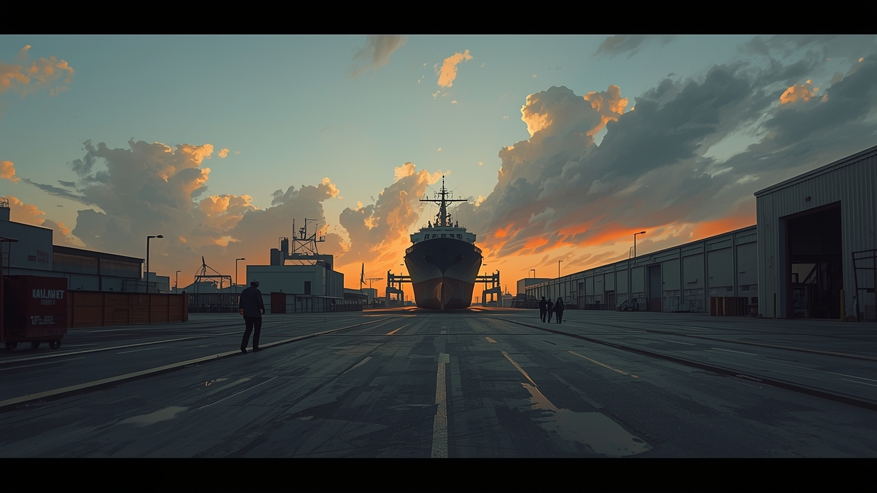 US shipyard activity dwindles to near halt