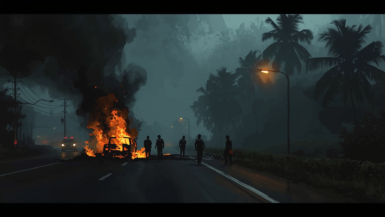 Burned vehicle found on Puerto Rico highway after overnight incidents