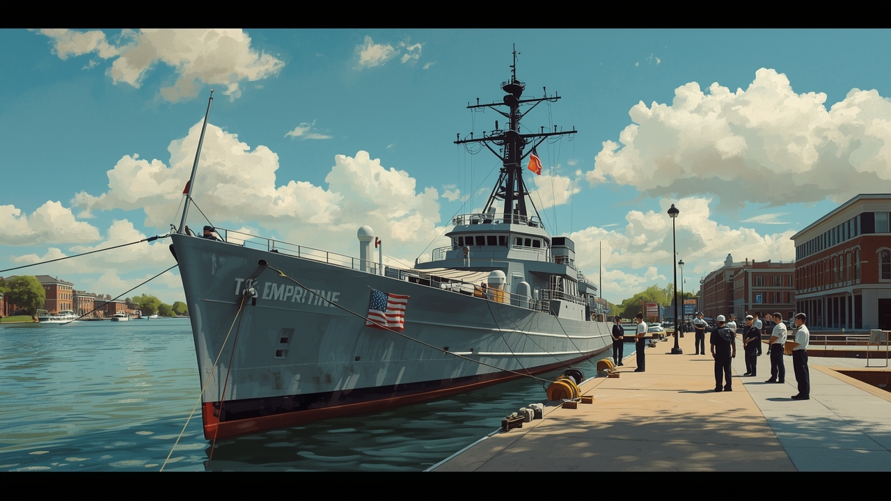 Training vessel returns to campus early