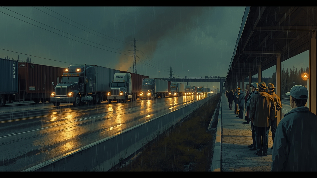 Truckers bear the cost of the Jones Act on rainy nights