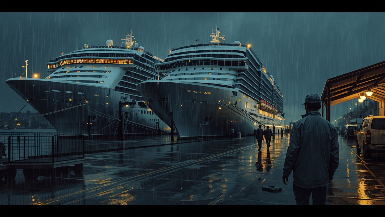 Carnival cruise ships docked at Galveston amid hurricane disruptions
