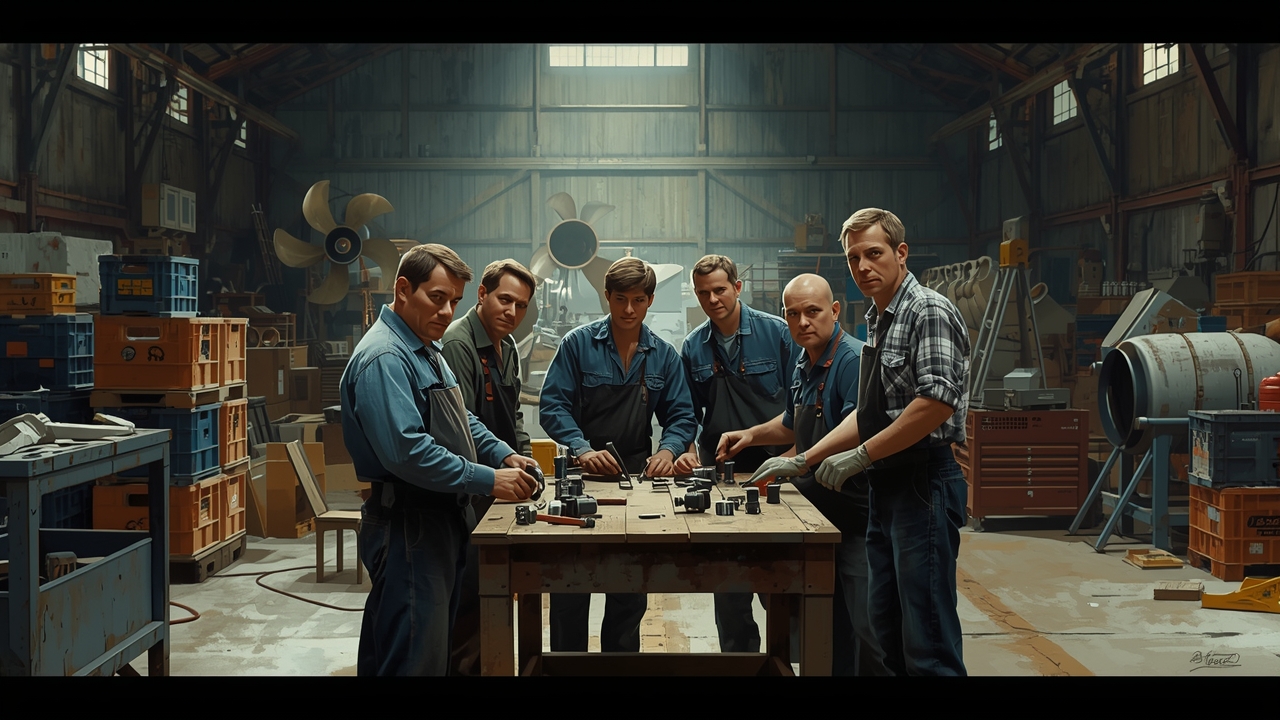 E.G. Middleton workforce at work