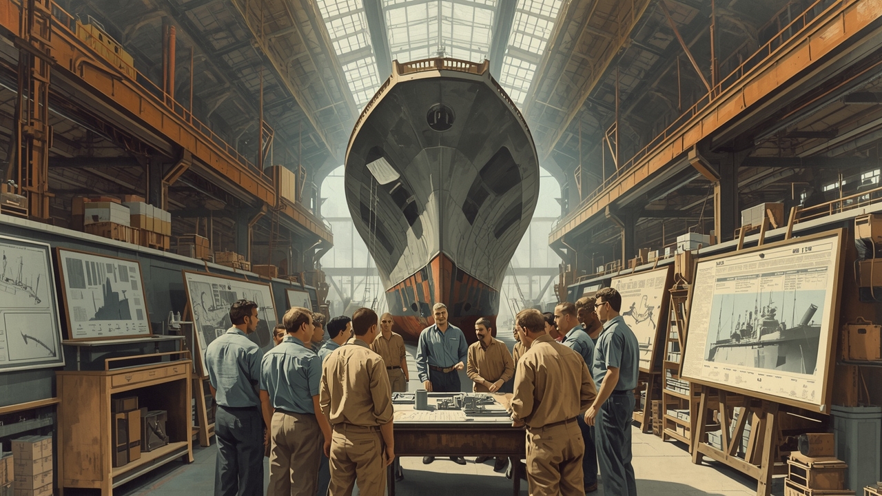 Shipyard workers consult on new technologies