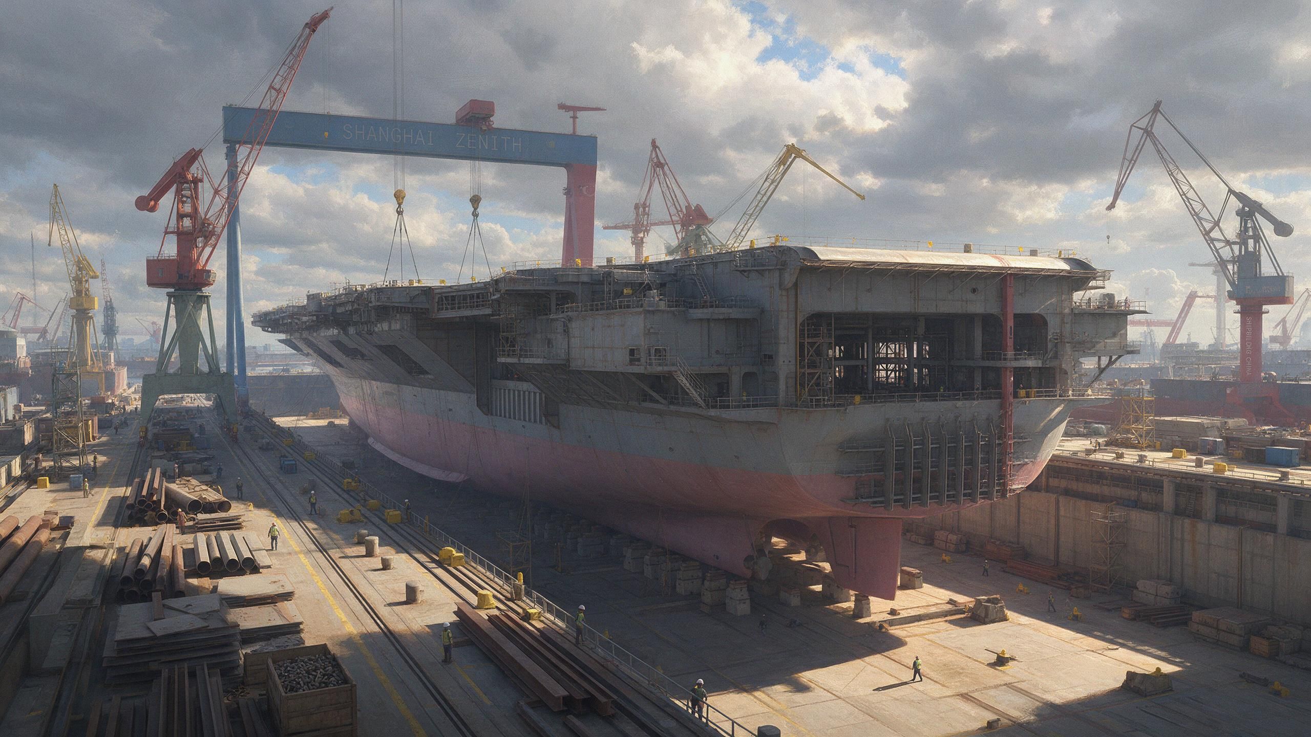 Navy awards contract for new carrier