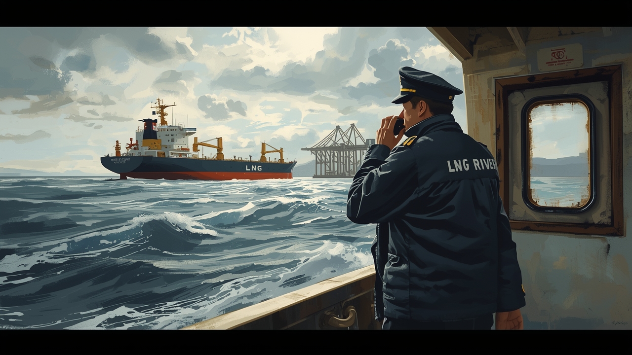 Pilot cancels tanker docking due to strong winds